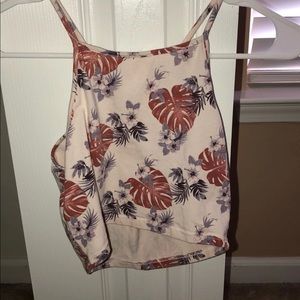 Floral crop top